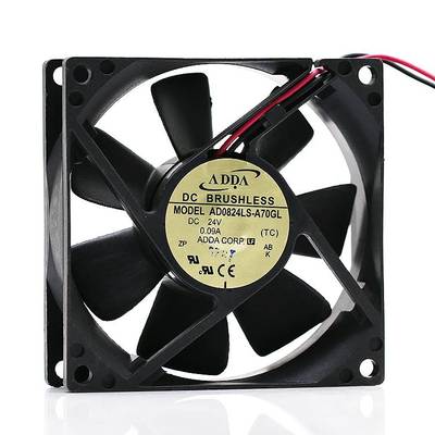 Original ADDA AD0824LS-A70GL Cooling Fan DC 24V 0.09A 2-wires AD0824LS-A70GL Fans